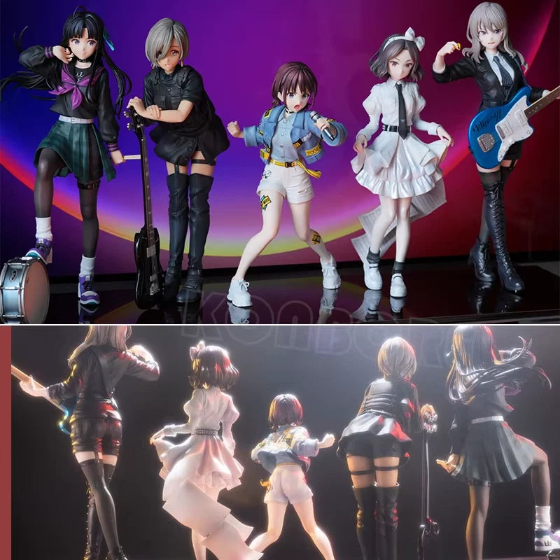 Tomo, Rupa, Nina, Subaru, Momoka Girls Band Cry Anime Figure PVC 7 - 9" [Boxed]