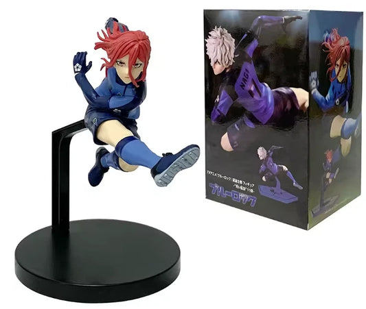 Hyoma Chigiri Soccer Uniform Blue Lock Beloved Anime Figure PVC 5" [Boxed]