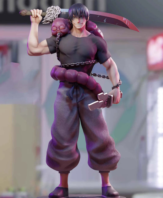 Toji Fushiguro Sorcerer Killer Jujutsu Kaisen Anime Figure PVC 8.6" [Boxed]