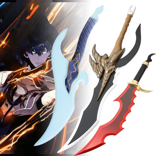 Solo Leveling Sung Jin-woo Dagger Weapon Prop Anime Cosplay Gift Toy Accessory