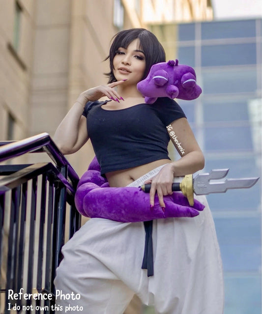 Toji Cursed Spirit Worm Jujutsu Kaisen Anime Cosplay Soft Plush 4.2 ft [No Box]