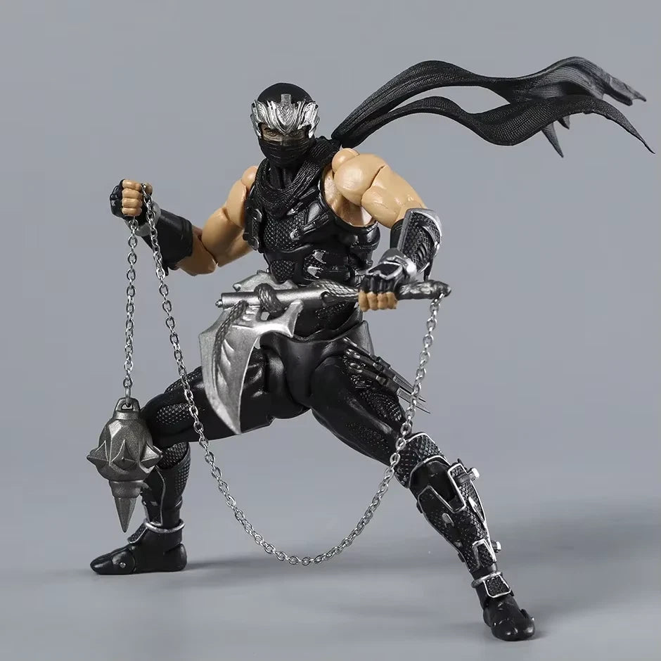 Ryu Hayabusa Ninja Gaiden RPG Adjustable Iconic Action Figure PVC 5.9" [Boxed]