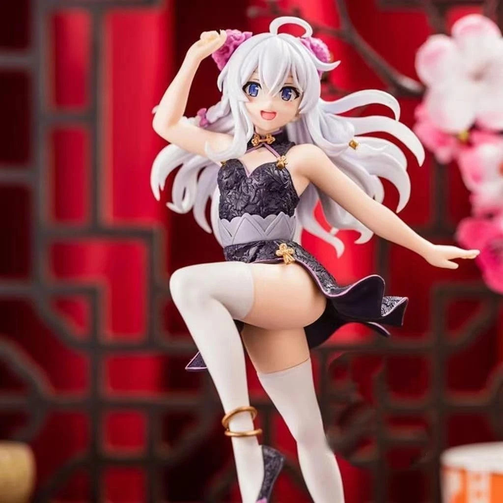 Elaina Cheongsam Wandering Witch Charming Kawaii Anime Figure PVC 4" [No Box]