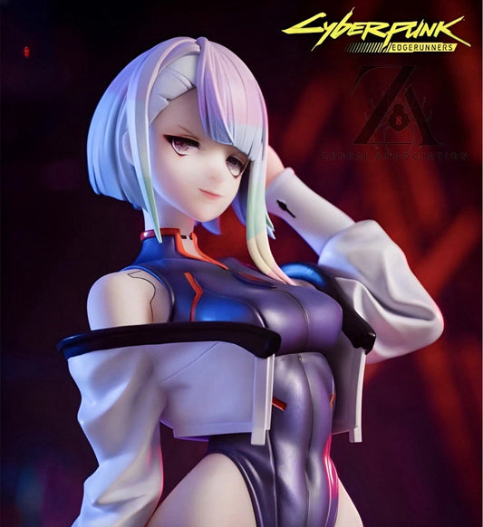 Lucyna Kushinada Cyberpunk: Edgerunners Anime Figure Model Statue PVC 7.6" [Boxed]