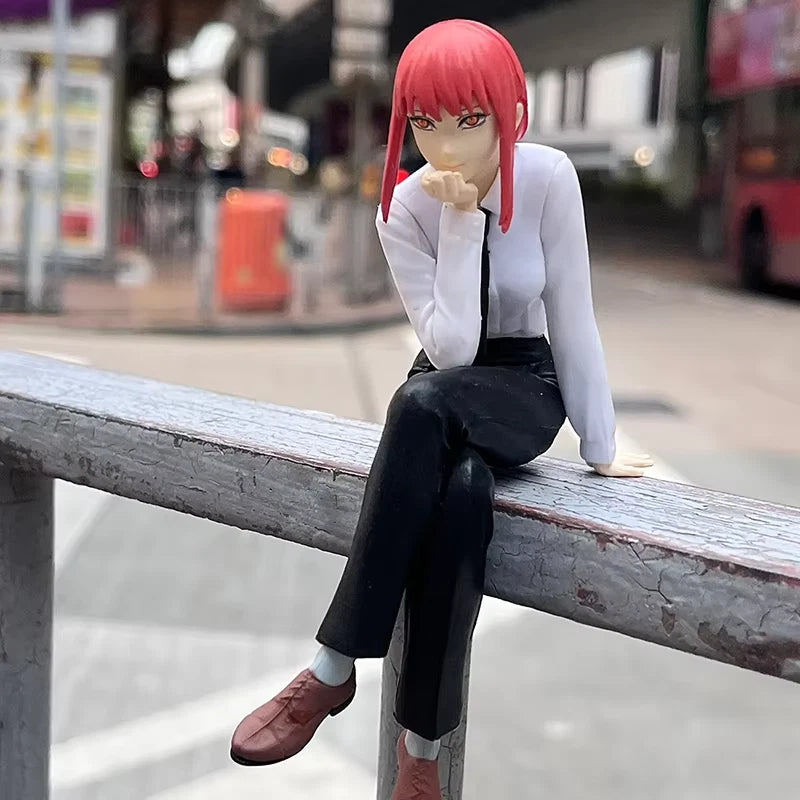 Makima Noodle Stopper Chainsaw Man Anime Desktop Figure PVC 5.5" [No Box]