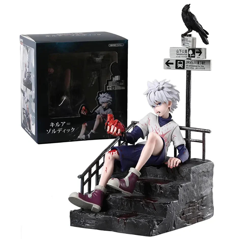 Killua Zoldyck Heart Grab Hunter × Hunter Anime Figure Model PVC 13" [Boxed]