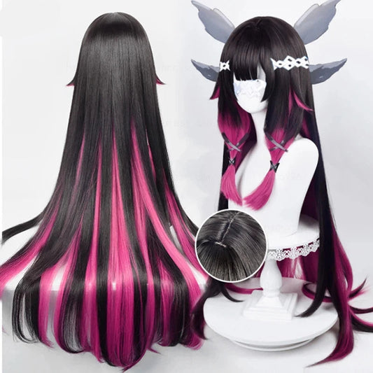 Columbina Genshin Impact Gradient Cosplay Wig 41.4'' Heat Resistant+ wig cap