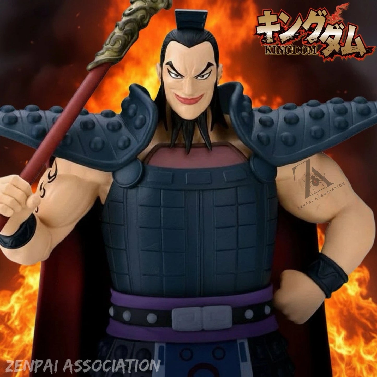 Ou Ki (Wang Yi) Kingdom Adjustable Anime Figure Model Statue PVC 11" [Original]