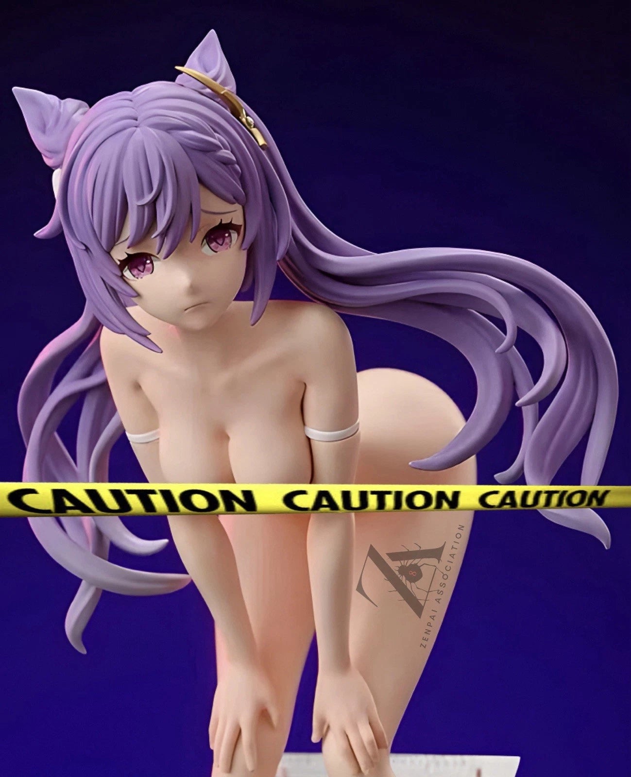 Keqing Neko Genshin Impact RPG Cast Off Anime Figure PVC 7" [No Box] *Adult Collectible*