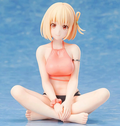 Chisato Nishikigi Beachwear Lycoris Recoil Anime Figure Model Statue PVC 4" [No Box]