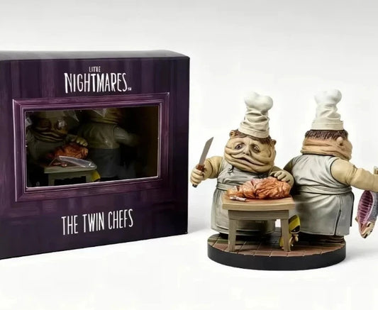 The Twin Chefs Nightmares Horror Game Iconic Figure Statue Model PVC 3" [Boxed]