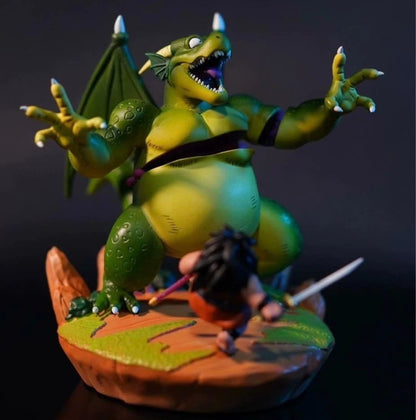 Yajirobe vs Cymbal Dragon Ball Collectible Anime Figure Model Statue PVC 3"