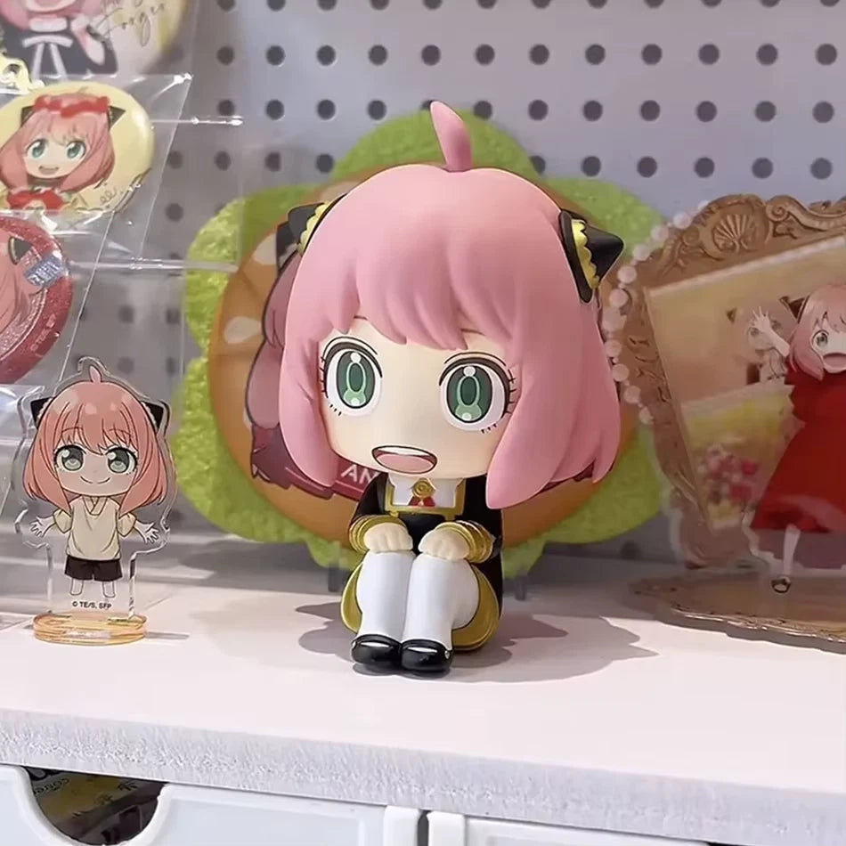 Anya Forger Spy × Family Anime Kawaii Desktop Miniature Figurine PVC 3.9" [No Box]