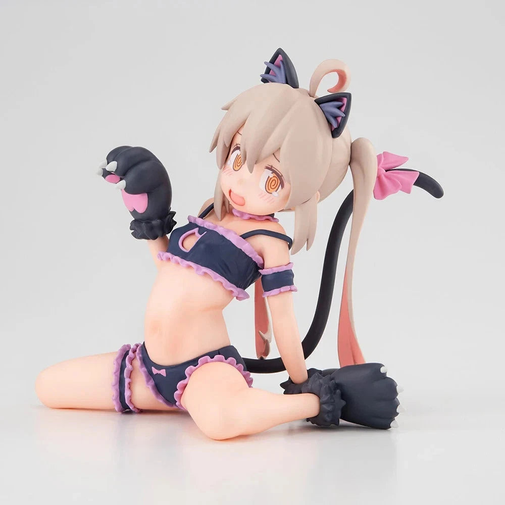 Mahiro Pajamas Onii-chan wa Oshimai! Anime Kawaii Neko Figurine PVC 3" [Boxed] *Adult Collectible*