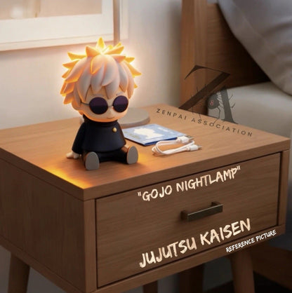 Gojo Jujutsu Kaisen Anime Glow Night Lamp Figure PVC 6.4 in [Boxed : Battery Powered]