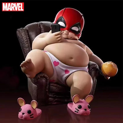 Chubby Deadpool Marvel Collectible Parody Funny Action Figure PVC 4.5" [No Box]