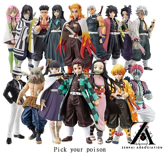 Demon Slayer Anime Collectibles Hashiras Action Figures PVC 4 - 6 in [No Box]