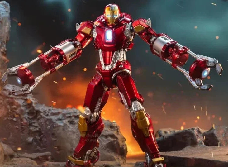Iron Man Mark 35 Marvel Adjustable Rare Action Figure PVC 7" [Boxed] *No Glow*