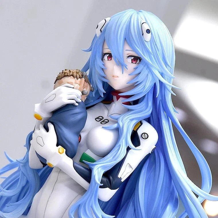 Rei Ayanami Pilot Suit Rebuild of Evangelion Anime Figure Model PVC 4" [No Box]