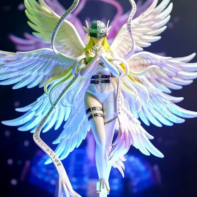 Angewomon Angel DIGIMON Anime Figure Model Statue PVC 10" [Boxed : Light-Up]