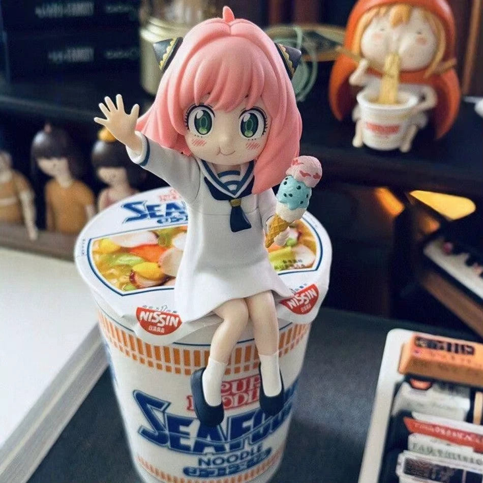 Anya Spy × Family Anime Cute Desktop Miniature Figure Girl PVC 5.1 in [No Box]