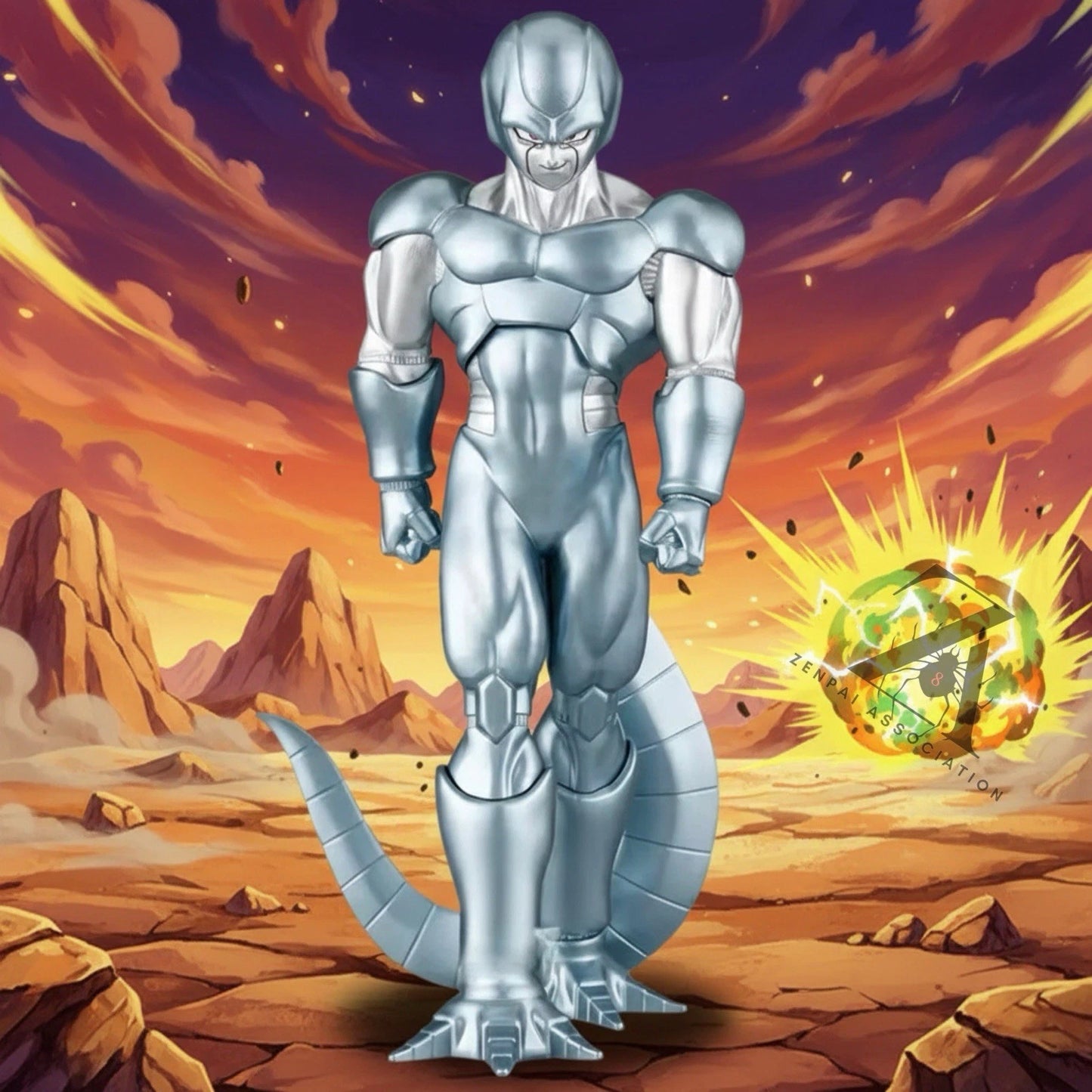 Metal Cooler Dragon Ball Z Collectible Anime Figure PVC 6.2" [Boxed]