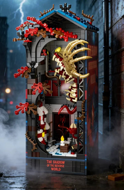 Creel House Stranger Things Light-Up Building Blocks 1206 pcs set 12" [Boxed]