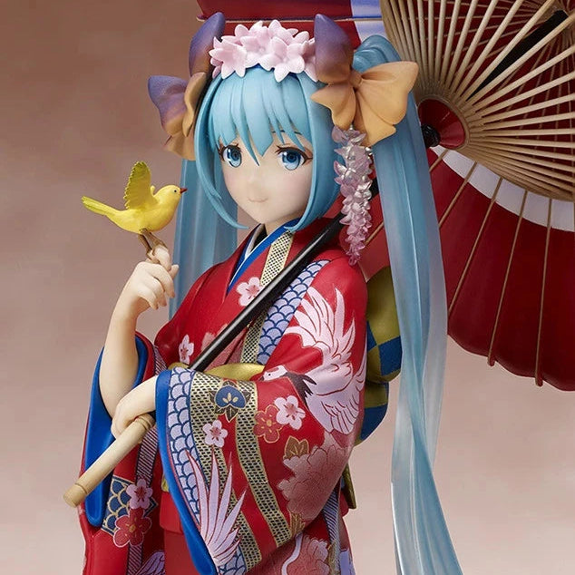 Hatsune Miku Kimono Project DIVA Vocaloid Kawaii Figure PVC 8.4