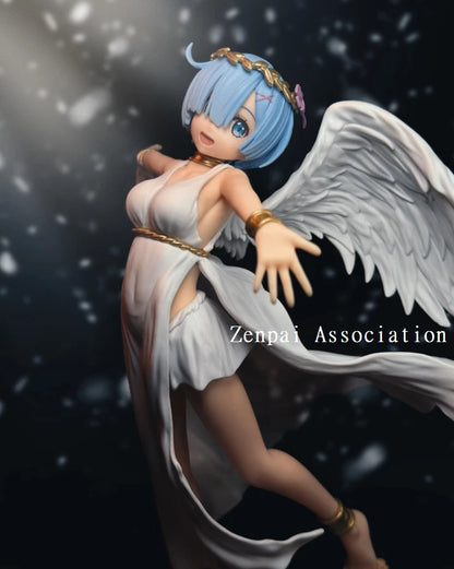 Rem Ghost Angel Re: Zero Anime Collectible Kawaii Figure PVC 7" [No Box]