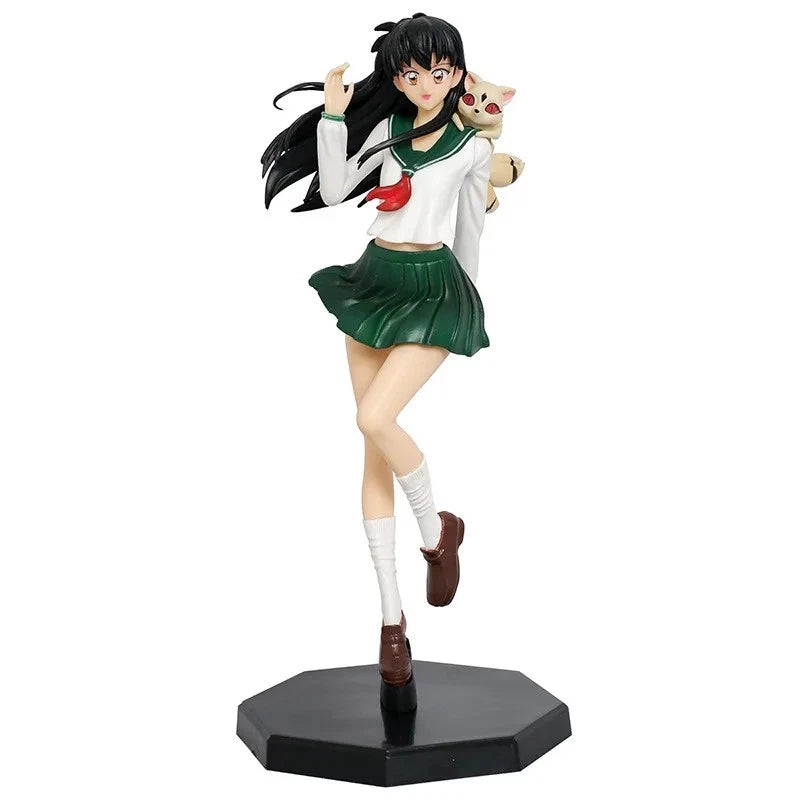 Kagome Student Uniform Inuyasha Anime Kawaii Figure PVC 9" [No Box]