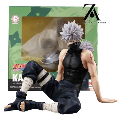 Kakashi Relaxing Naruto Anime Desktop Action Figurine PVC 3.5" [Boxed]