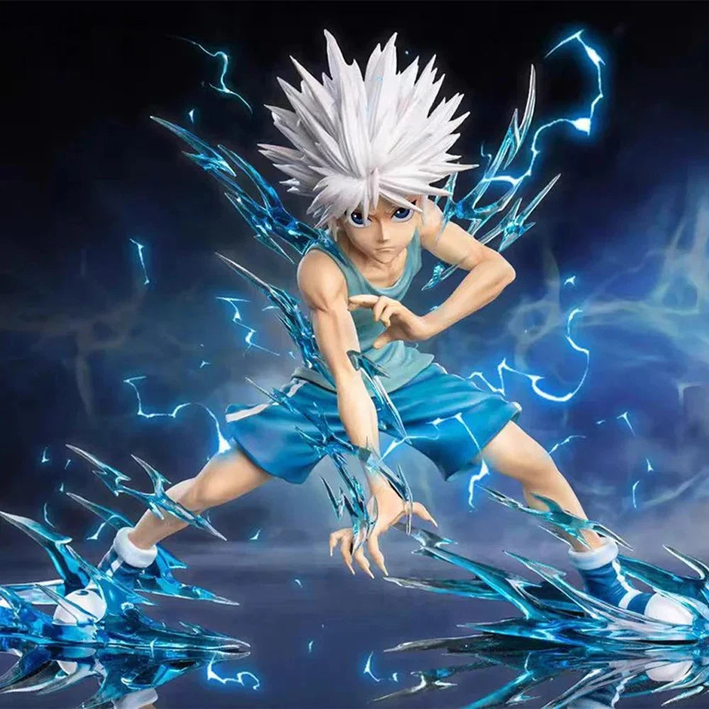 Killua Zoldyck Godspeed Hunter × Hunter NEW Anime Figure Model Statue PVC 6" [Boxed]