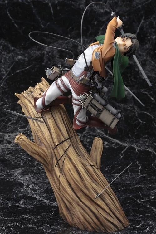 Levi Ackerman Attack on Titan AoT Anime Rare Action Figure PVC 13.7" [Boxed]