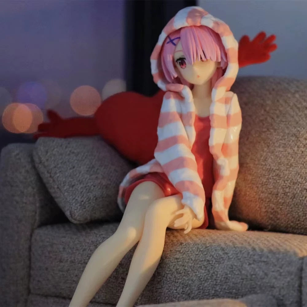 Ram Slumber Re: Zero Anime Kawaii Desktop Petite Figure PVC 5.1 in [Boxed]