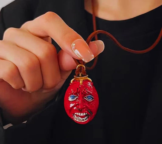 Behelit Egg of the King Berserk Anime Cosplay Necklace PVC/Resin 2 in