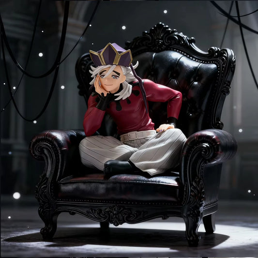 Doma Sitting Upper Moon 2 Demon Slayer Fan-Favorite Anime Figurine PVC 3.5" [Boxed]