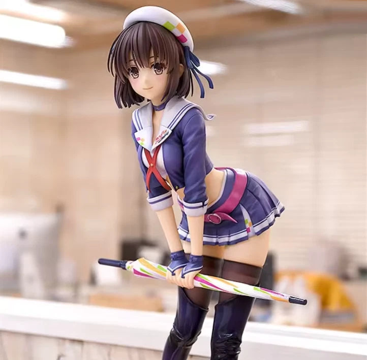 Megumi Racing Ver Saekano: How To Raise A Boring Girlfriend Anime Figure PVC 8" [Boxed]
