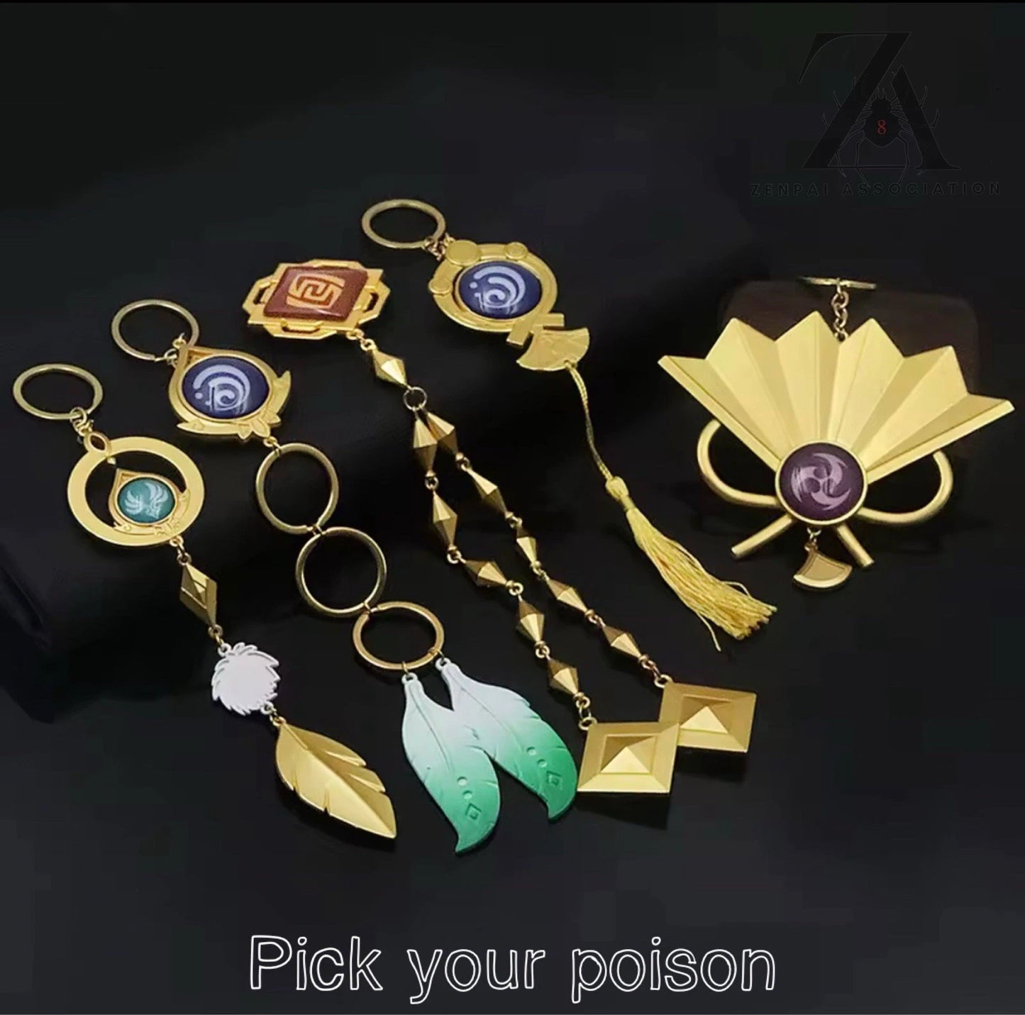 Genshin Impact Luminous Element Cosplay Pendants Gift Accessories 9 - 11"