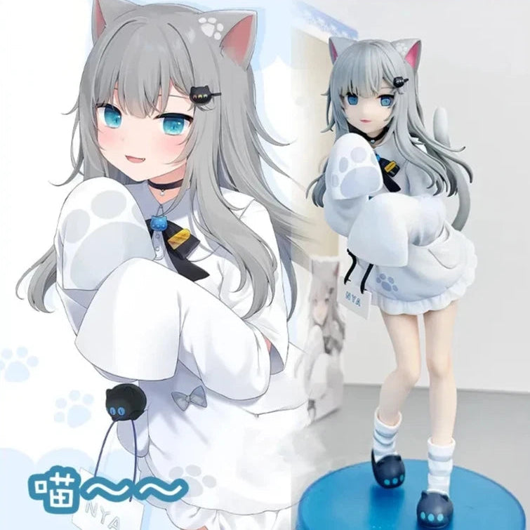 Gawr Gura Neko Hololive Vtuber Kawaii Anime Figure Model Statue PVC 8" [Boxed]