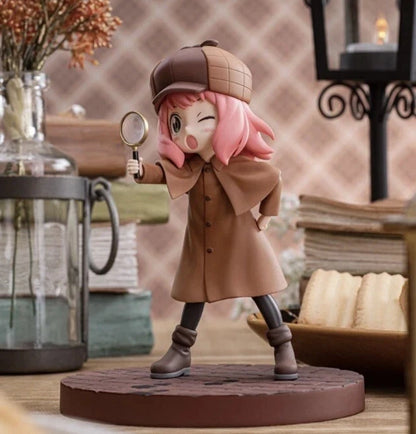 Anya Forger Winter Detective Spy × Family Anime Kawaii Figure PVC 5.2" [Boxed]