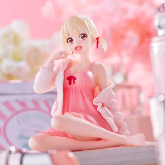Chisato Nishikigi Sleepwear Lycoris Recoil Anime Kawaii Figure PVC 4.5" [No Box]