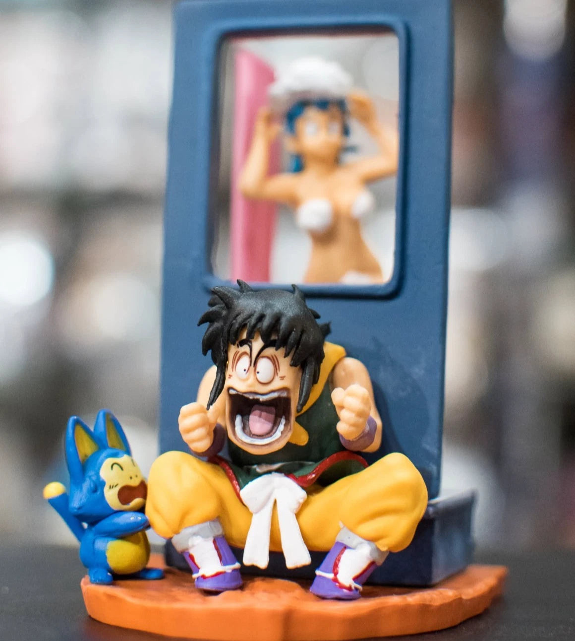 Bulma & Yamcha Dragon Ball Z Funny Anime Figure Model Statue PVC 4" [Adult Collectible]