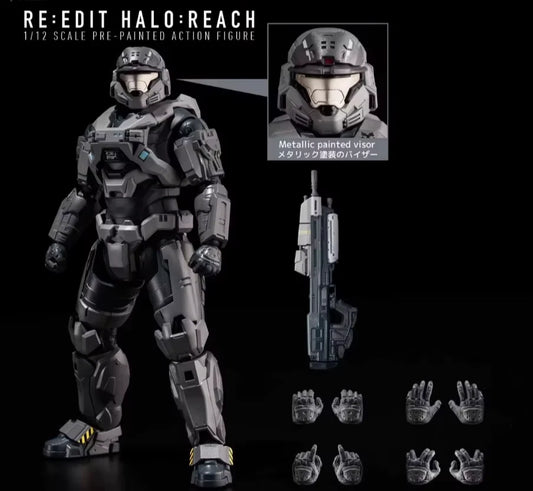 Spartan-III B312 Halo Reach RPG Adjustable Action Figure PVC 6.7" [Boxed]
