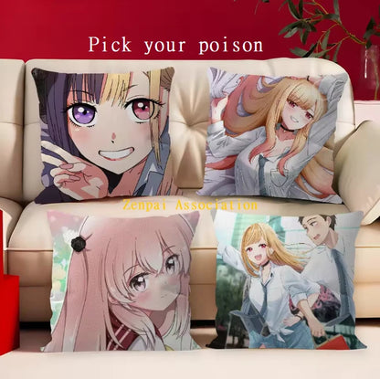 Marin My Dress-Up Anime Kawaii Pillow Cushion Cover 1.5 x 1.5 ft