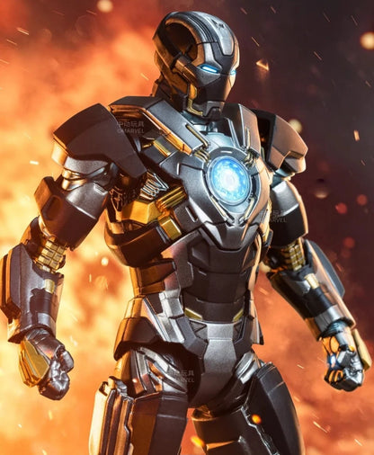 Iron Man Mark 24 Tank Marvel Adjustable Notable Action Figure Model PVC 6" [Boxed]