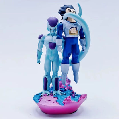 Frieza vs Vegeta Dragon Ball Z Rare Anime Figure Model Statue PVC 3.7" [No Box]