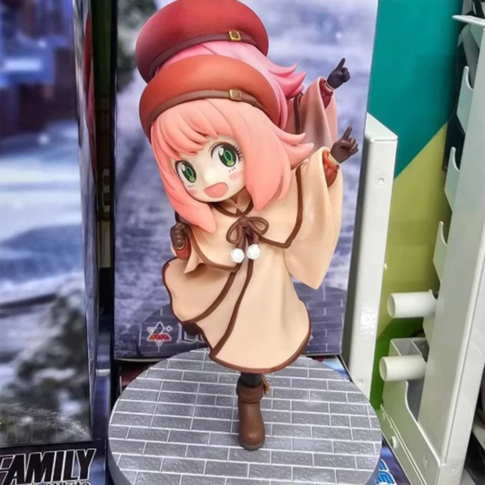 Anya Forger Winter Detective Spy × Family Anime Kawaii Figure PVC 5.5" [Boxed]