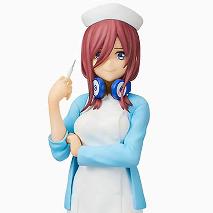 Miku Nakano Nurse Quintessential Quintuplets Anime Figure Model PVC 7” [No Box]