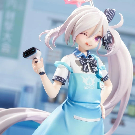 Asagi Mutsuki Store Clerk Blue Archive RPG Kawaii Cute Figure 8" [Boxed]