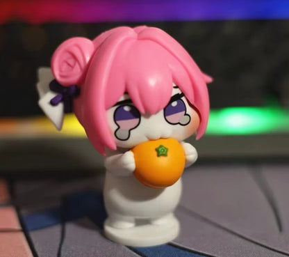 Doro Eating Orange Goddess Of Victory: Nikke Kawaii Figurine PVC 2 in [No Box]